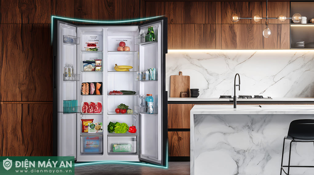 Tủ lạnh Casper Inverter ProFresh 460 Lít Side By Side RS-D462SBS